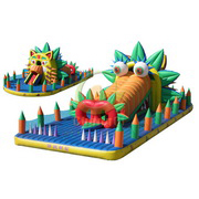 dragon Lion inflatable amusement park